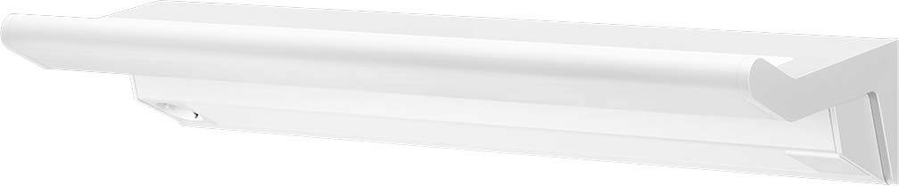Weißer, rechteckiger Türschließer mit zylindrischem Design.