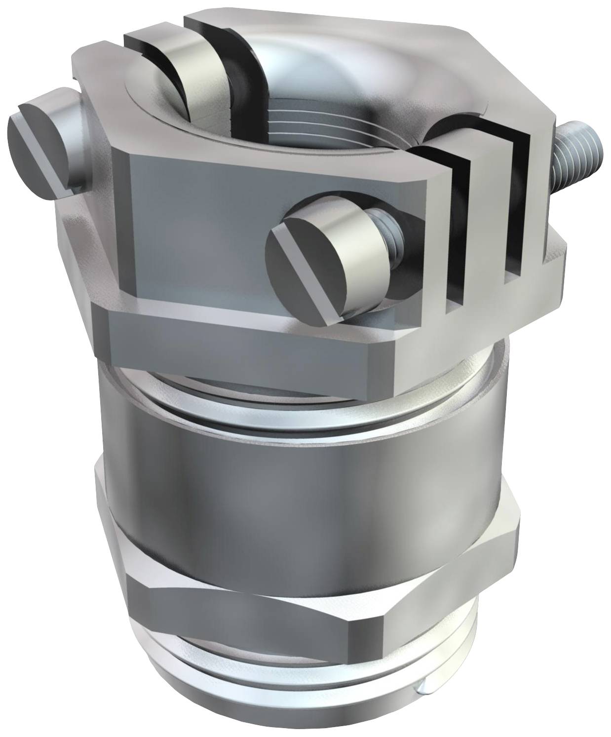 OBO Bettermann 2046113 Kabelverschraubung mit Zugentlastung, mit Dichtung PG11 Metall