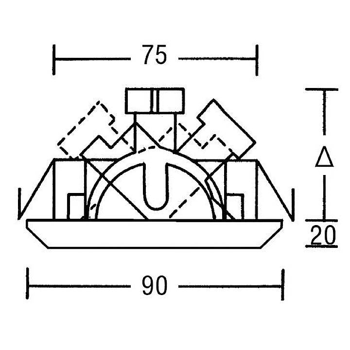 Brumberg 13350023 13350023 LED-Einbauleuchte LED Chrom