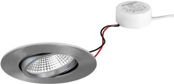 Brumberg 40484153 40484153 LED-Einbauleuchte LED 7W Nickel
