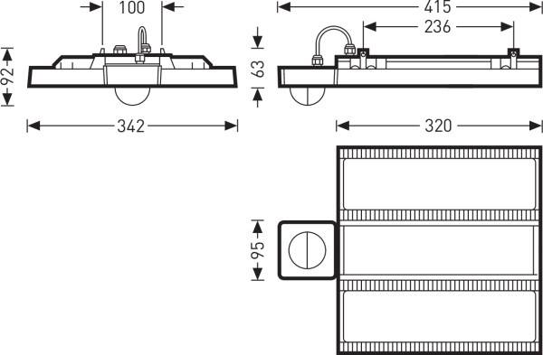 Trilux Mirona Fit #6978751 6978751 LED-Hallenstrahler LED ohne 79W Weiß