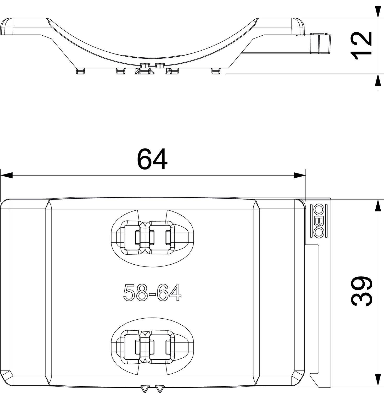 OBO Bettermann 1198064 Gegenwanne 1 St.