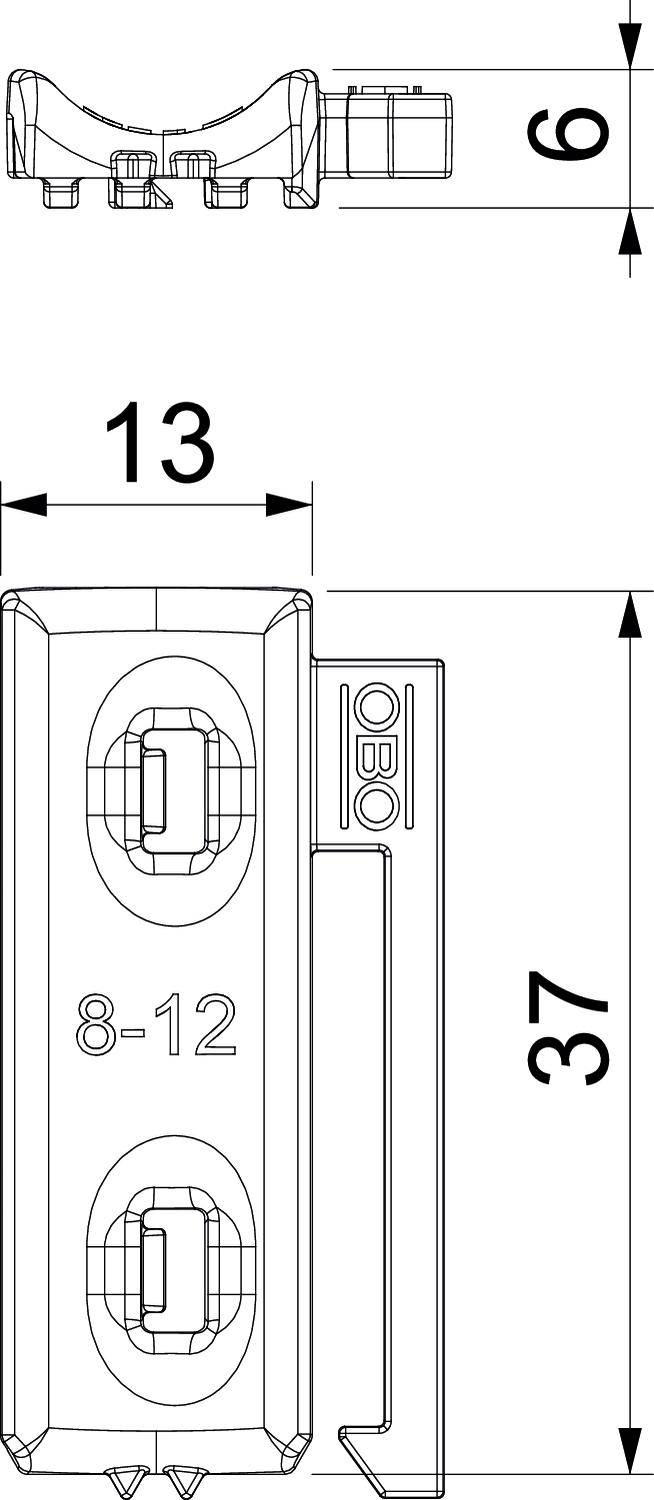 OBO Bettermann 1198012 Gegenwanne