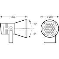 Trilux Faciella 20 #6497440 6497440 LED-Wandstrahler LED ohne 39W Anthrazit Trilux Faciella 20 #6497440 6497440 LED-Wandstrahler LED ohne 39W Anthrazit