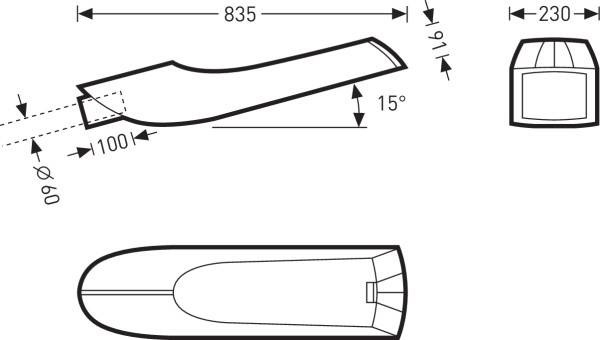Trilux Viatana A- #6536240 6536240 LED-Ansatzleuchte LED ohne 72 W Anthrazit