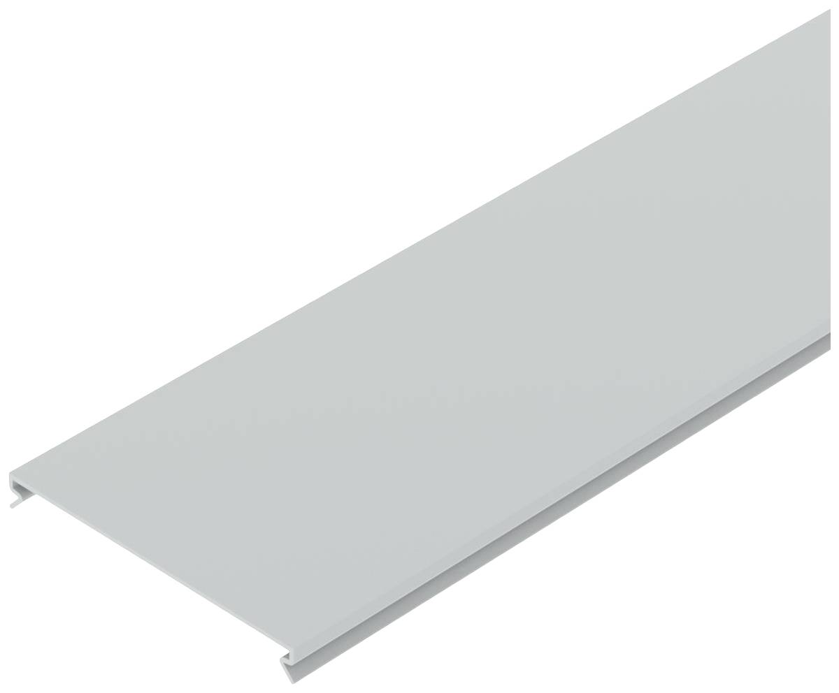 Metallisches Bauelement in rechteckiger Form, kühler Grauton, mit glatter Oberfläche. Verwendet für Konstruktionen oder Abdeckungen.