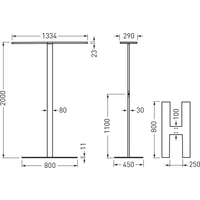 Trilux LuceoS S-T #7700351 7700351 LED-Stehlampe LED ohne 180W Silber Trilux LuceoS S-T #7700351 7700351 LED-Stehlampe LED ohne 180W Silber