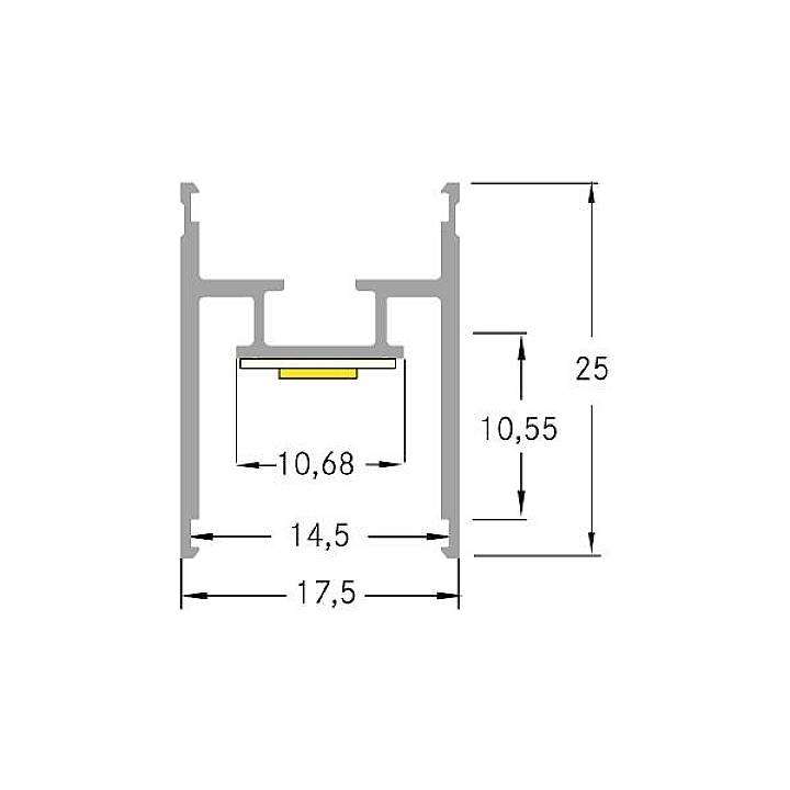 Brumberg 53605080 LED-Anbauprofil 1 St.