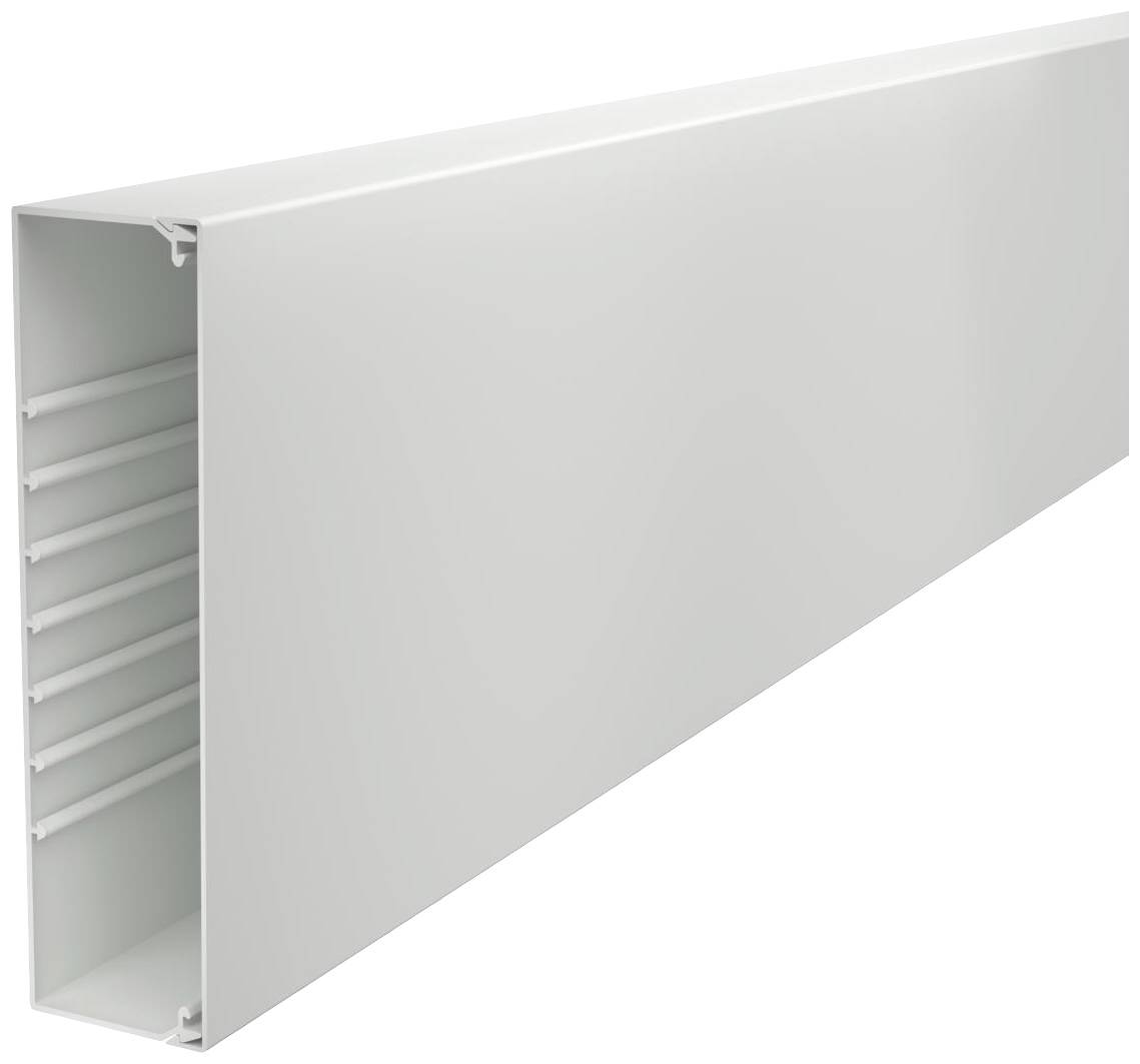 Ein rechteckiges Lüftungsrohr aus grauem Metall, das für den Einsatz in Belüftungssystemen geeignet ist.