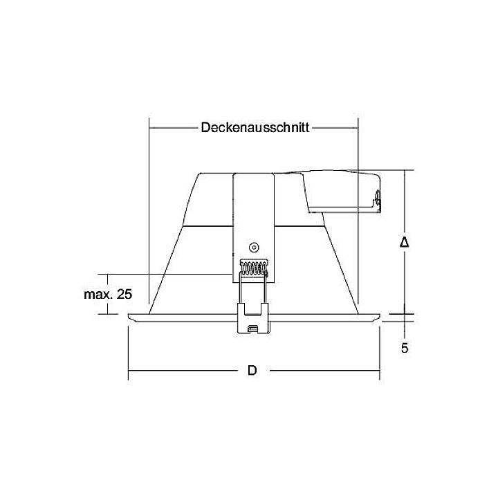 Brumberg 12540074 12540074 LED-Einbauleuchte LED 12W Weiß