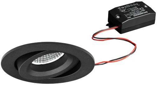 Brumberg 38378183 38378183 LED-Einbauleuchte LED 7W Schwarz
