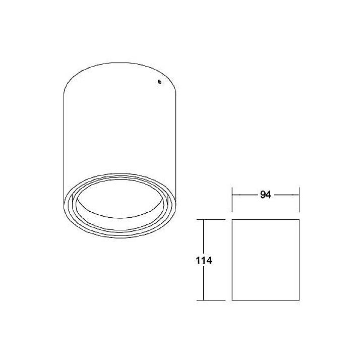 Brumberg 12394173 12394173 LED-Deckenleuchte LED 8.9W Weiß
