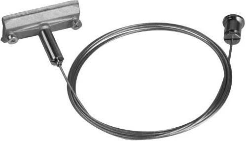 Eine flexible Metallsonde mit kreisförmigem Kabel verbunden, verwendet für Temperatur- oder Druckmessung in technischen Anwendungen.