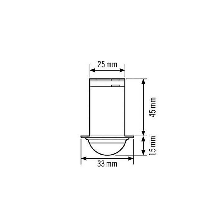 ESYLUX EP10426209 Unterputz Decken-Präsenzmelder 360° Weiß IP55