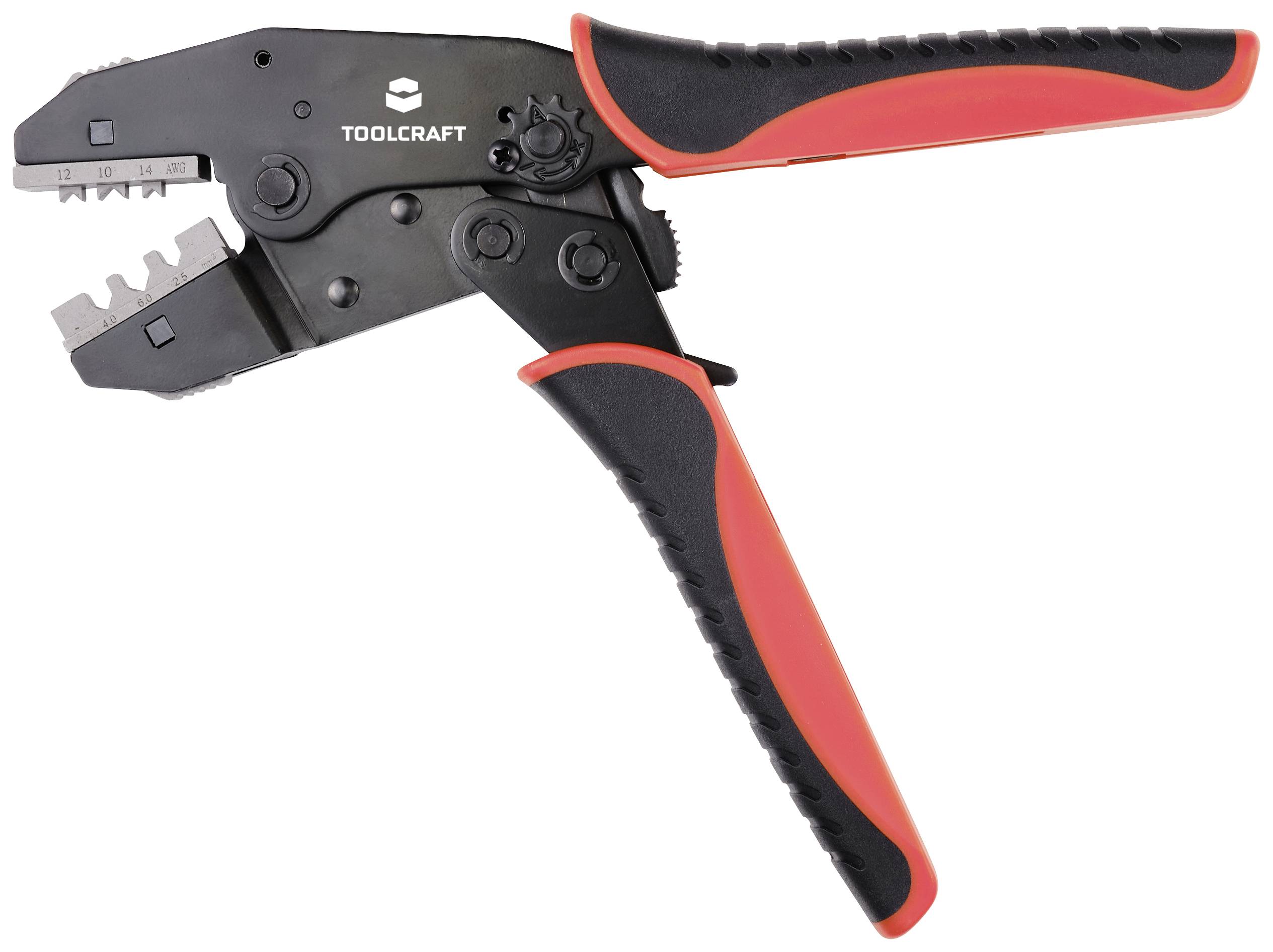 TOOLCRAFT TO-7827786 Crimpzangen-Set 280mm Inkl. Crimpsortiment mit Koffer 1 Set