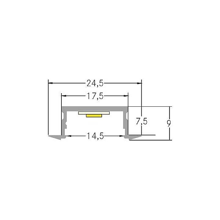 Brumberg 53657080 LED-Anbauprofil 1 St.