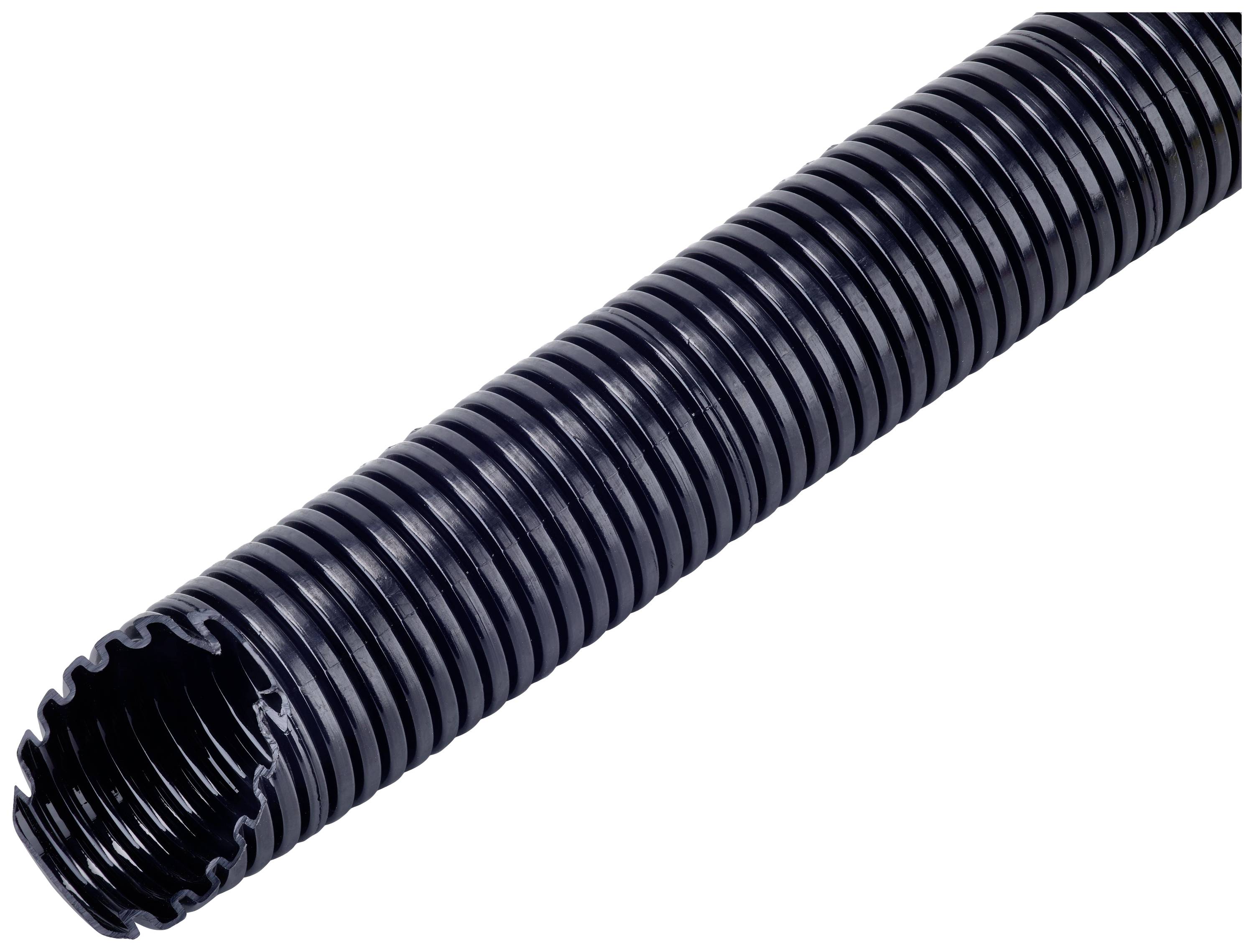 Fränkische Rohrwerke 4600002900 FTPSF-29B.25 Wellrohr Schwarz 27.8mm 25m