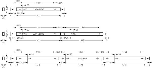 Trilux 7573451 SFlow D3-L #7573451 LED-Deckenleuchte LED 28W Weiß
