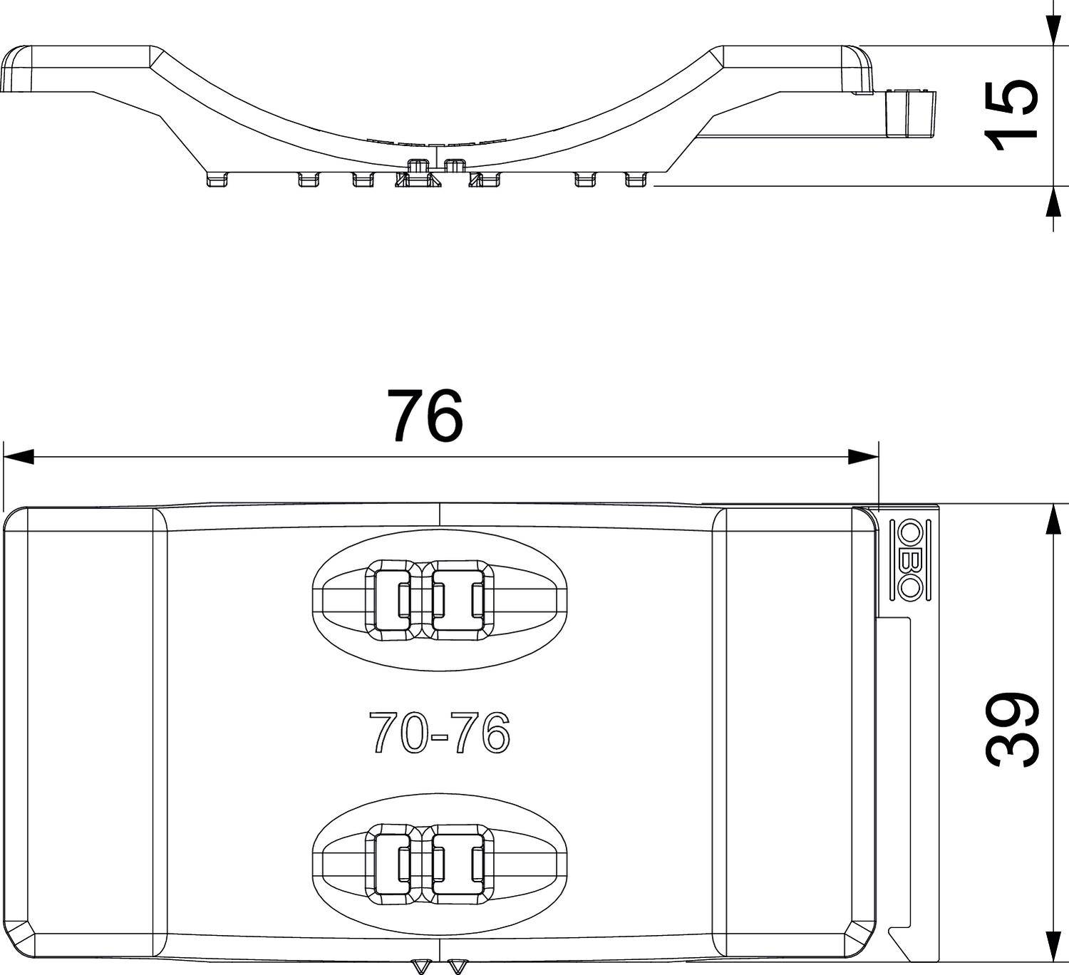 OBO Bettermann 1198076 Gegenwanne 1St.