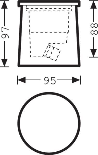 Trilux 8501 RE1L #6488657 6488657 Bodeneinbauleuchte ohne LED 6W Schwarz