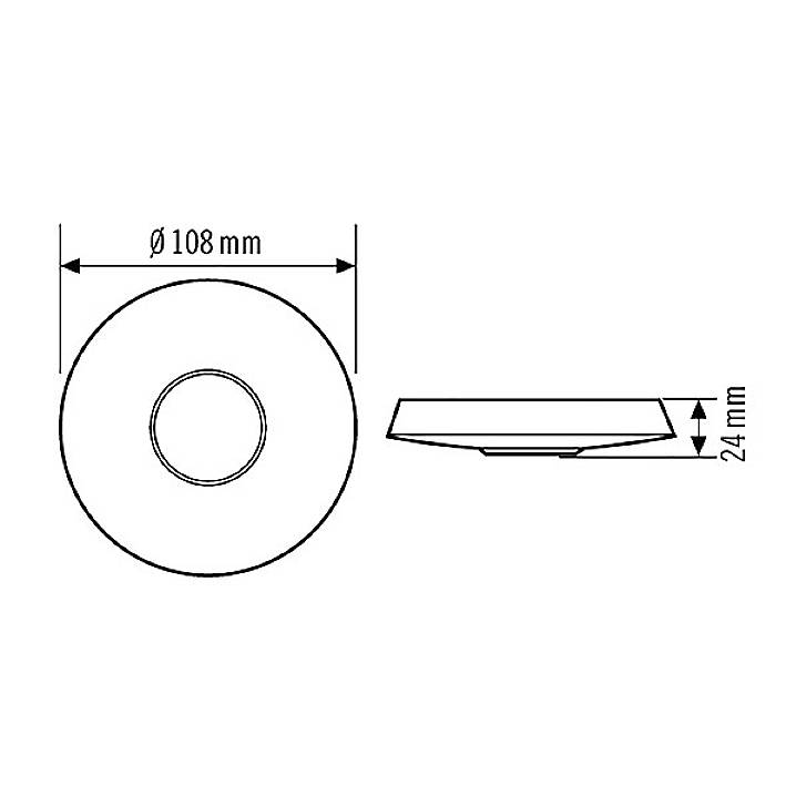 ESYLUX EP00007521 Abdeckung Schwarz