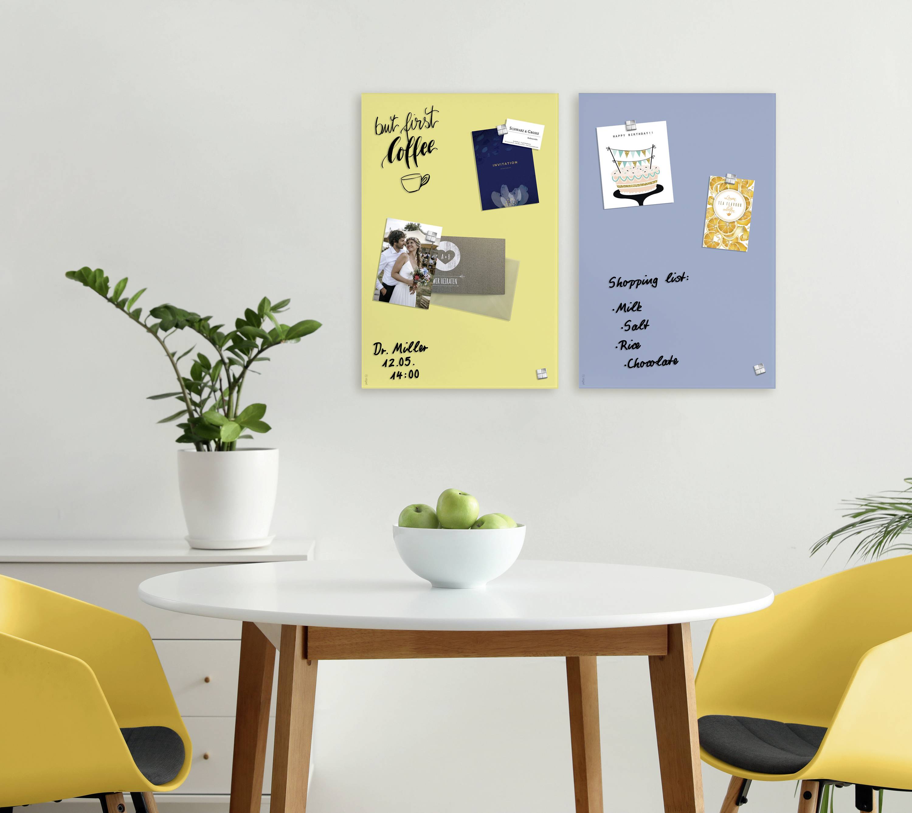Sigel Glas-Magnetboard Artverum (B x H) 600 mm x 400 mm Pastell-Blau GL513