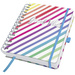 Sigel Light Rainbow Vibes JN650 Spiral-Notizbuch blanko Weiß, Mehrfarbig Anzahl der Blätter: 240 DIN A5