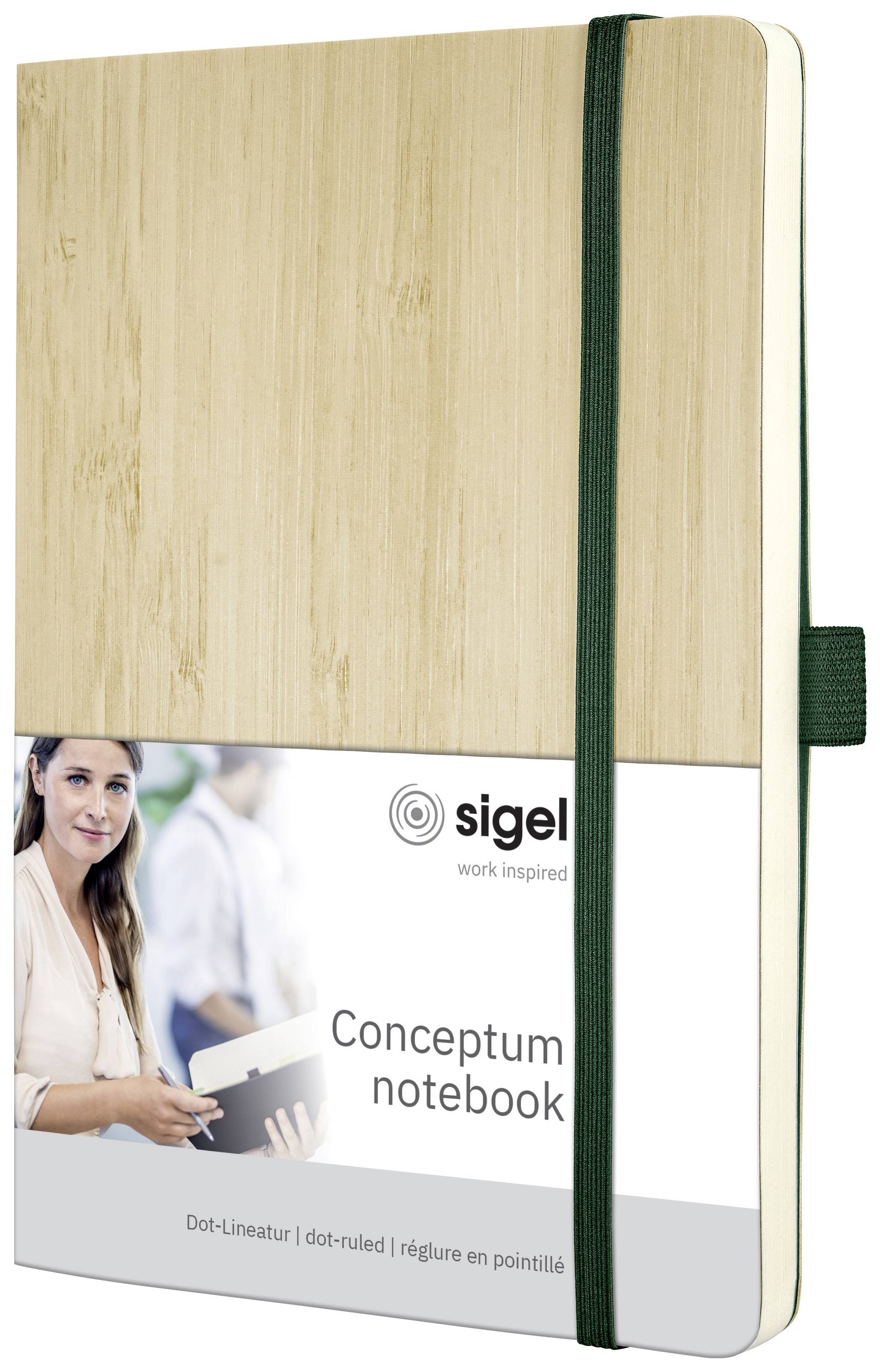 Sigel CONCEPTUM® Nature Edition CO671 Notizbuch Dot-Lineatur (punktkariert) Beige Anzahl der Blätter: 97 DIN A5