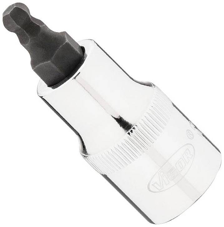 Vigor V7055-H6 Innen-Sechskant Schraubendrehereinsatz 6 mm 1 Stück 1/2" (12.5 mm)