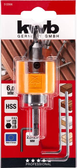Kwb 512006 Holz-Spiralbohrer 6mm 1St.