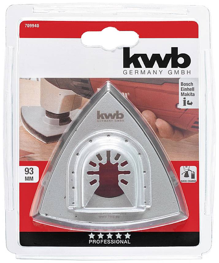 Kwb 709940 Schleifplatte für Delta-Schleifer