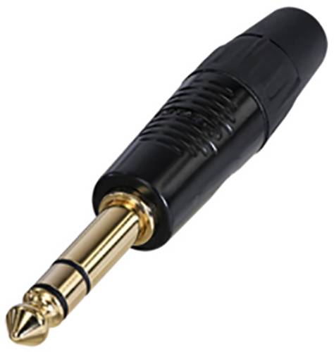 Rean AV RP3C-B Klinken-Steckverbinder 6.35 mm Stecker Polzahl: 3 1 St.