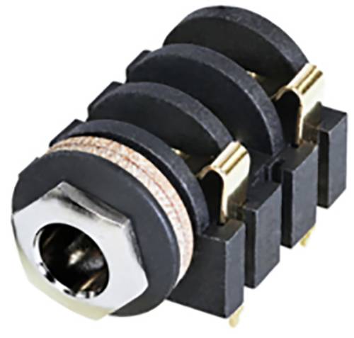 Rean AV NYS2152G Klinken-Steckverbinder 6.35 mm Buchse Polzahl: 3