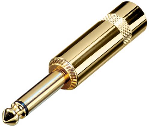 Rean AV NYS224AG Klinken-Steckverbinder 6.35 mm Stecker Polzahl: 2
