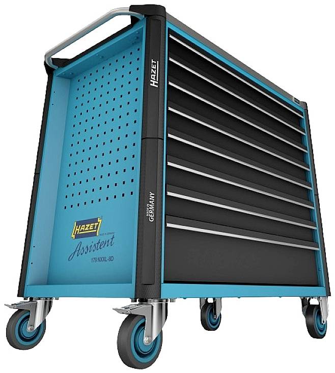 Hazet 179NXXL-8D/3 Werkstattwagen Herstellerfarbe: Schwarz, Blau