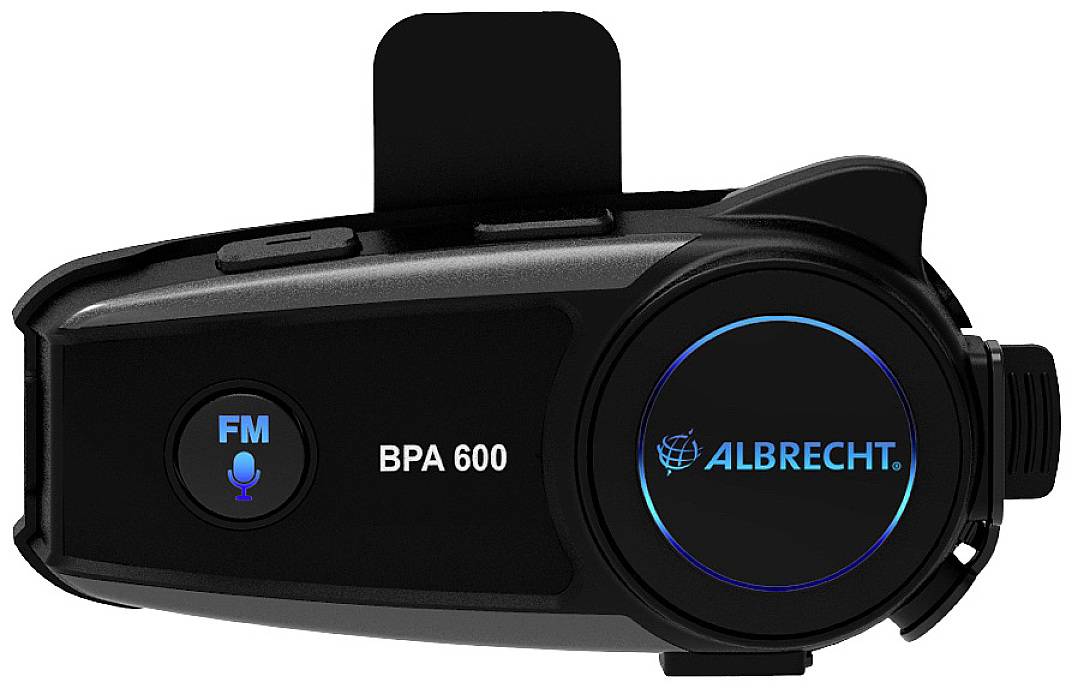 Albrecht BPA 600 15550 Bluetooth®-Headset mit Mikrofon Passend für (Helmtyp) alle Helmtypen