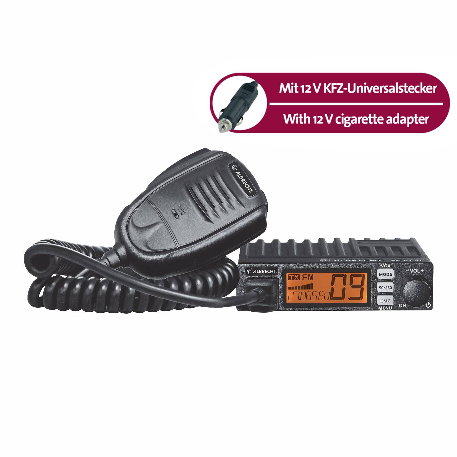 Albrecht AE 6120 12621 CB-Funkgerät