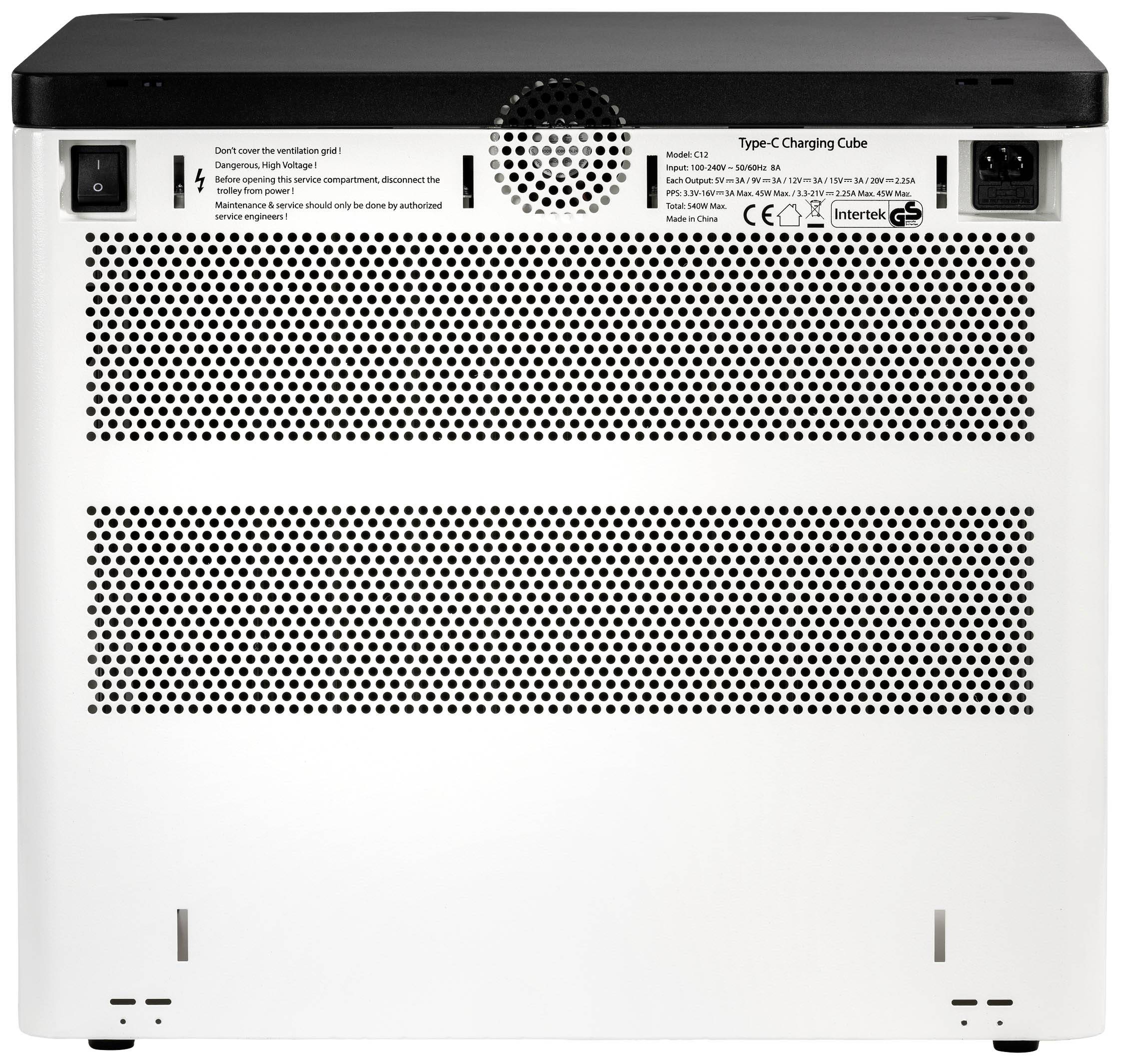 Parat PARAPROJECT® Cube C12 USB-C® Lade- und Managementsystem Schrank für USB-Typ C™ verkabelt