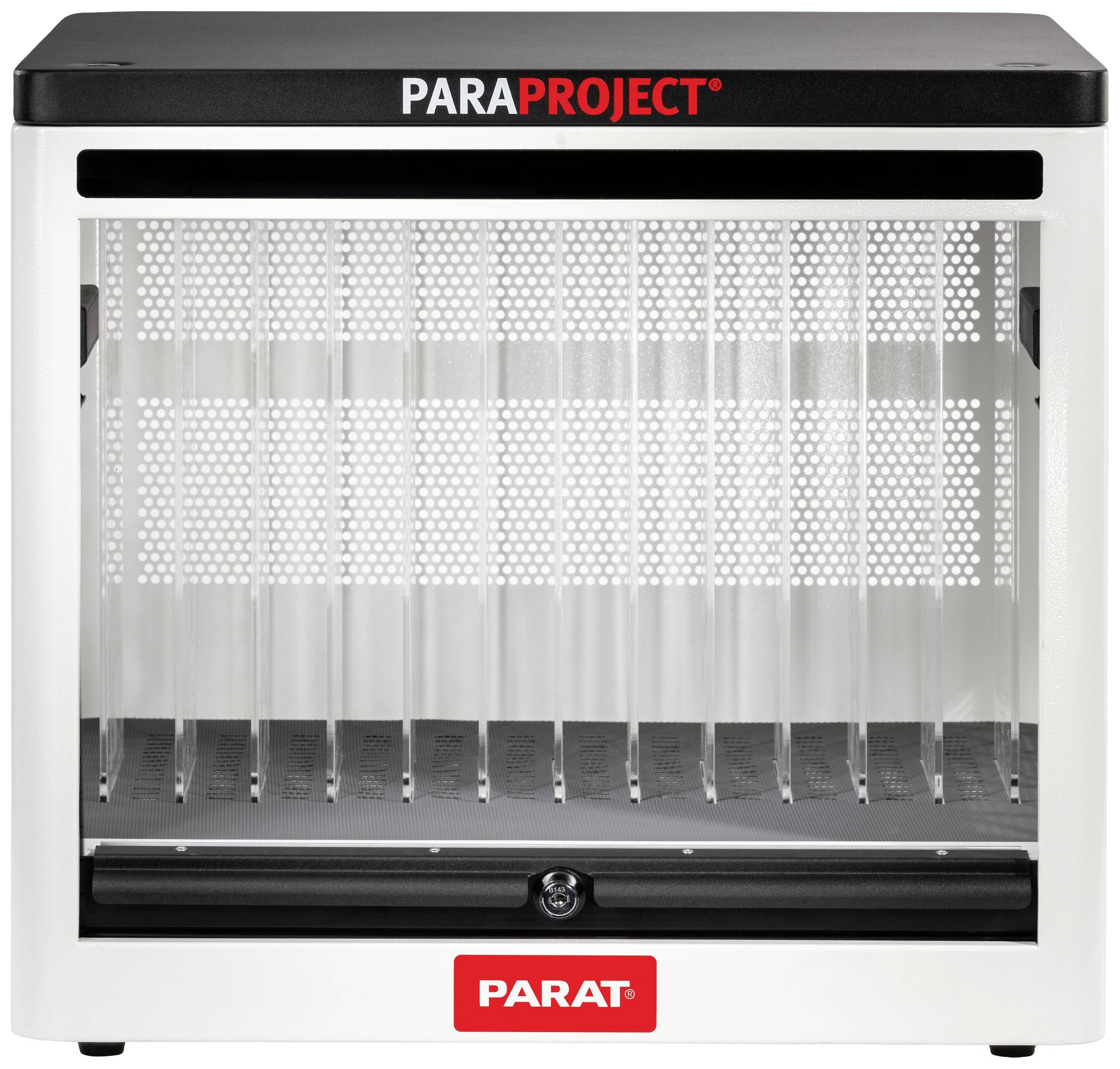 Parat PARAPROJECT® Cube C12 inkl. USB-C®-Kabel Lade- und Managementsystem Schrank für USB-Typ C™ verkabelt