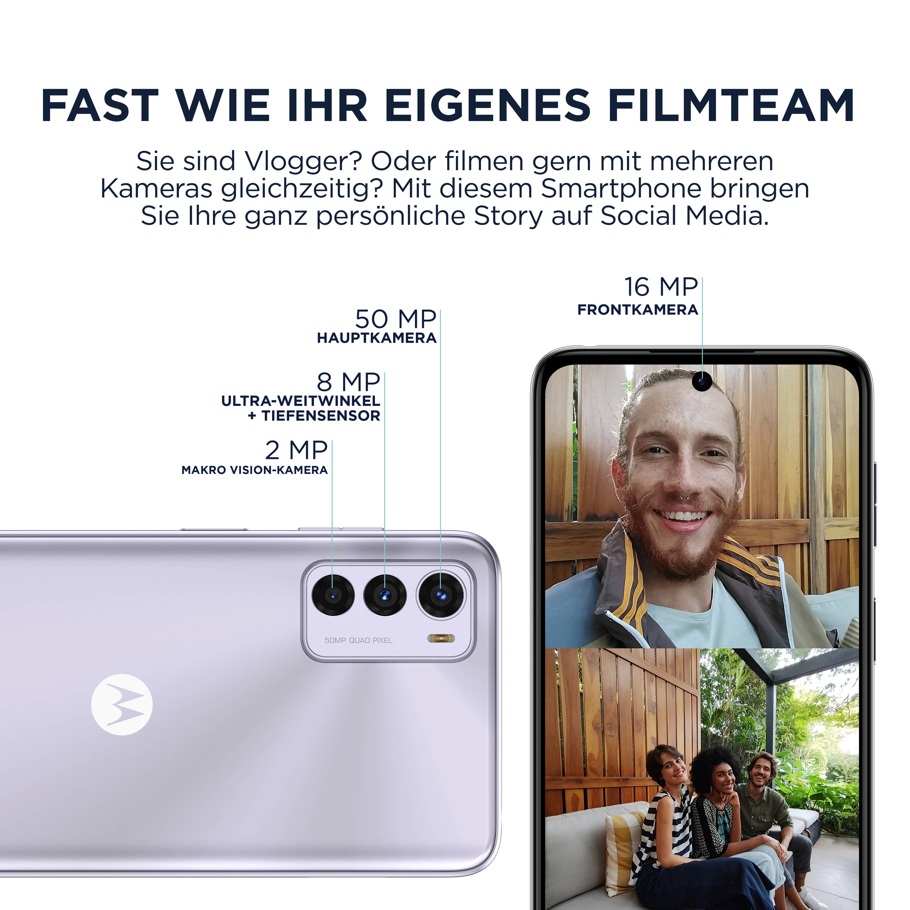 Motorola moto G42 64 GB Metallic, Rose 16.3 cm (6.43 Zoll) Smartphone