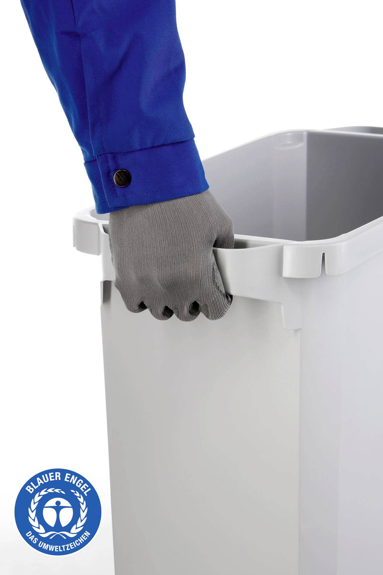 Durable DURABIN ECO 1800503050 Mülleimer 60 l Kunststoff (B x H x T) 590 x 600 x 282 mm Grau 1 St.