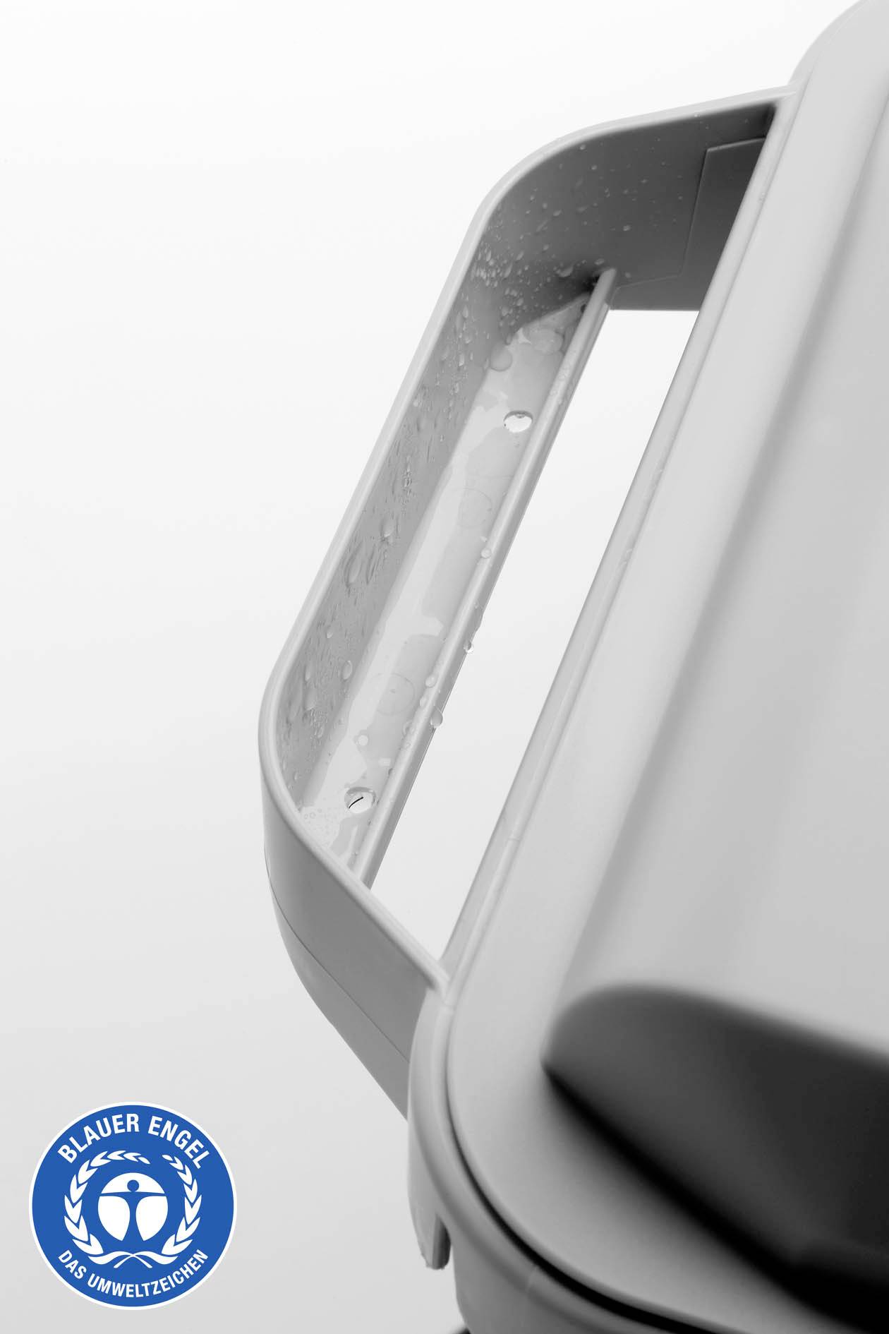 Durable DURABIN ECO 1800503050 Mülleimer 60 l Kunststoff (B x H x T) 590 x 600 x 282 mm Grau 1 St.