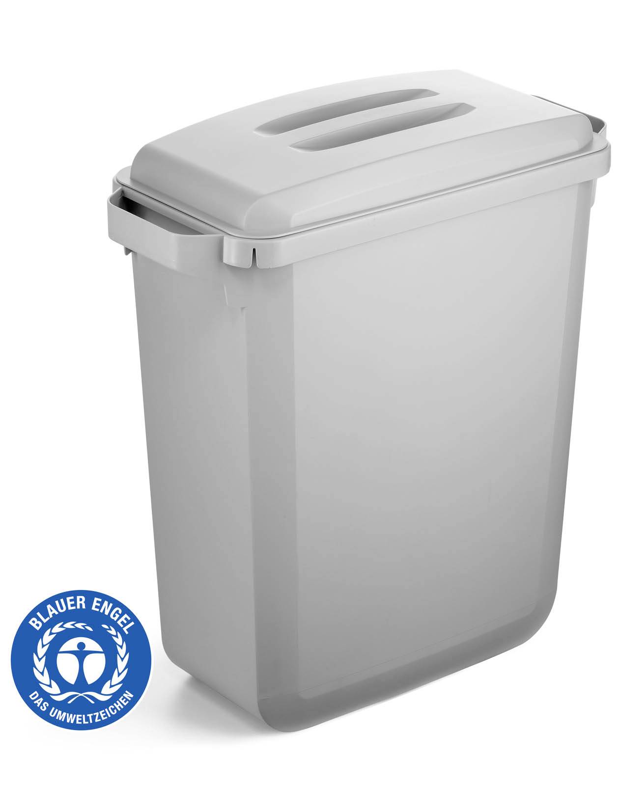 Durable DURABIN ECO 1800503050 Mülleimer 60 l Kunststoff (B x H x T) 590 x 600 x 282 mm Grau 1 St.