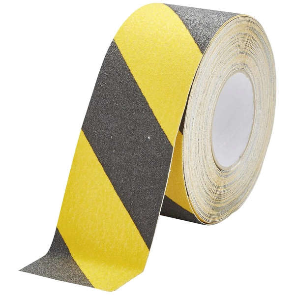 Durable DURALINE GRIP 1085130 Anti-Rutschband Schwarz, Gelb (L x B) 15 m x 75 mm 1 St. Durable DURALINE GRIP 1085130 Anti-Rutschband Schwarz, Gelb (L x B) 15 m x 75 mm 1 St.