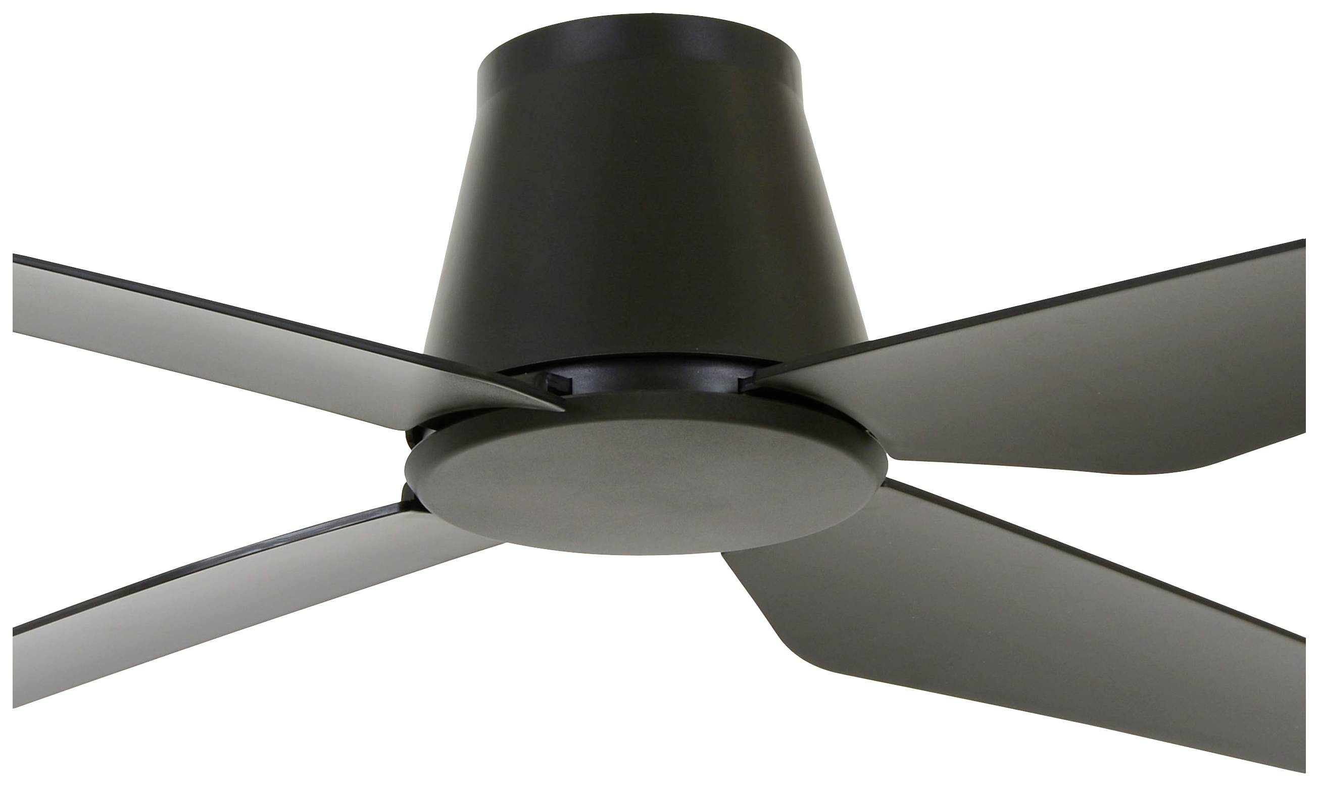 Lucci AIR Aria CTC Deckenventilator 47W (Ø x H) 122cm x 20cm Schwarz mit Fernbedienung