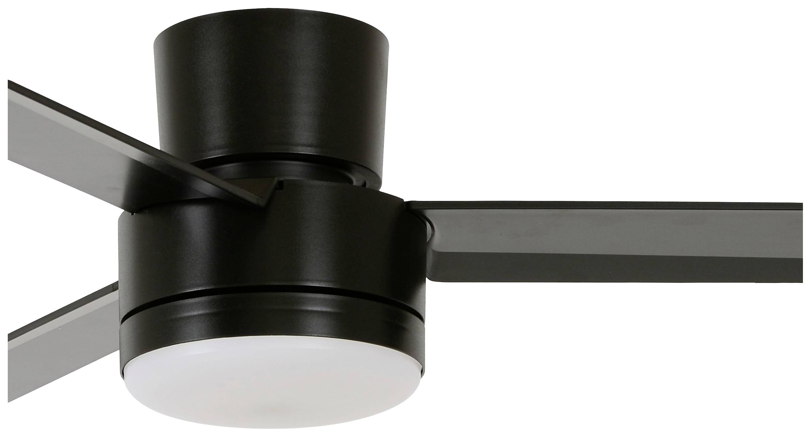 Bayside Lagoon CTC LED Deckenventilator EEK: F (A - G) (Ø x H) 132cm x 26.5cm Flügelfarbe: Schwarz Gehäusefarbe (Details): Schwarz