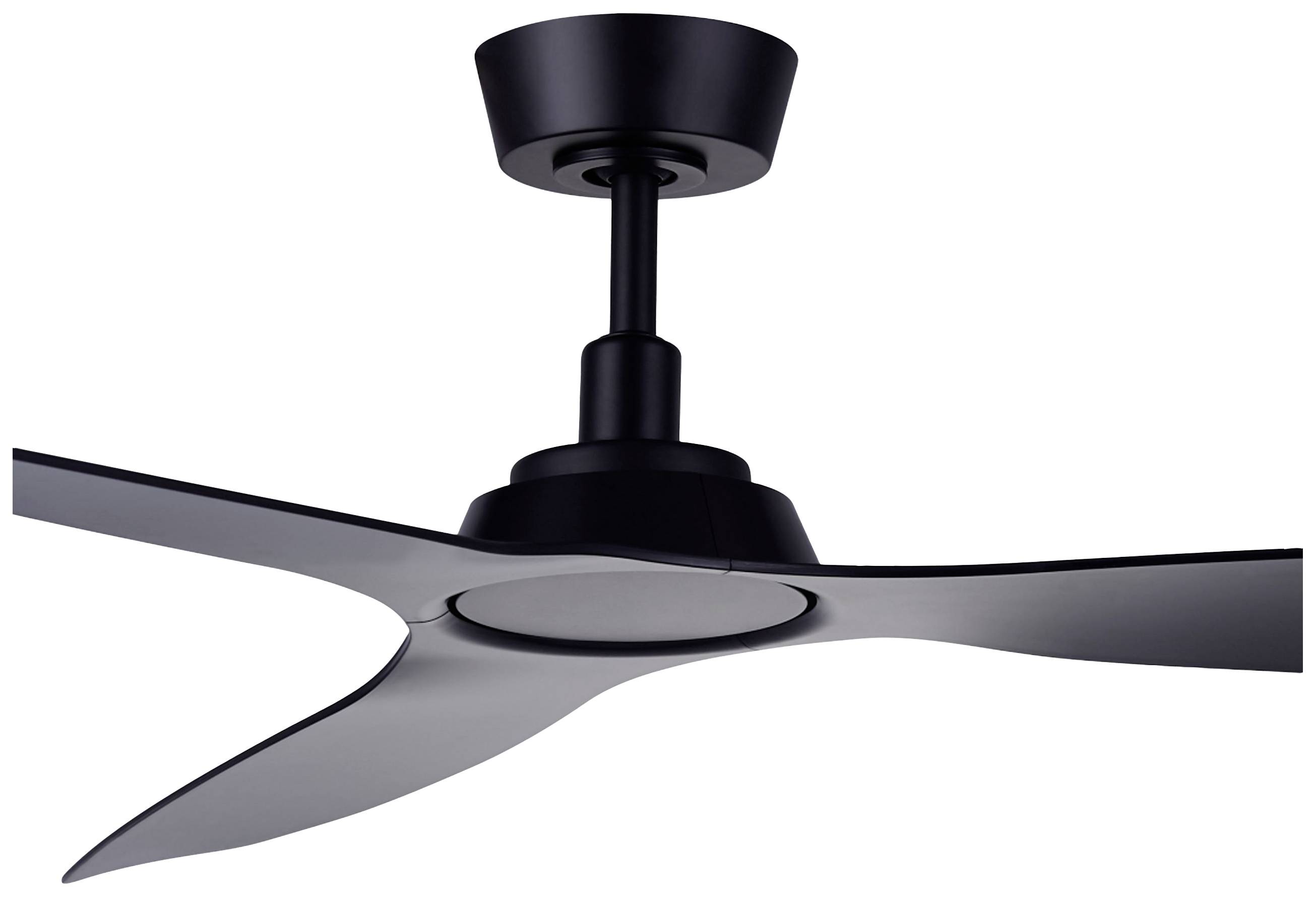 Lucci AIR Moto Deckenventilator 28W (Ø x H) 132cm x 280mm Schwarz mit Fernbedienung