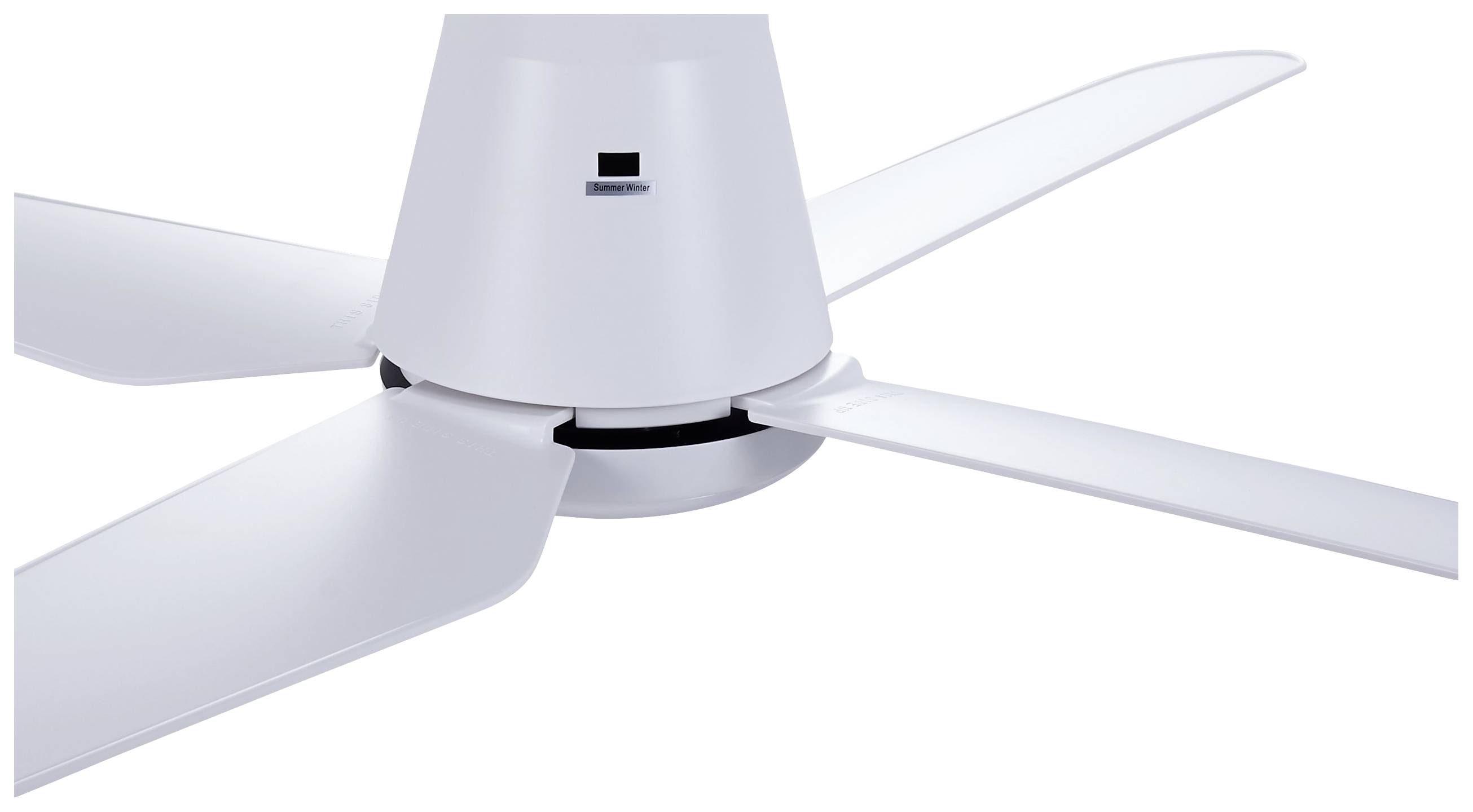 Lucci AIR Aria CTC LED Deckenventilator 65W (Ø x H) 122cm x 20cm Weiß mit Beleuchtung, mit Fernbedienung