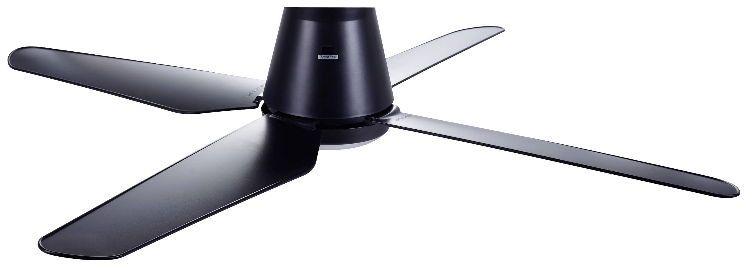 Lucci AIR Aria CTC LED Deckenventilator 65W (Ø x H) 122cm x 20cm Schwarz mit Beleuchtung, mit Fernbedienung