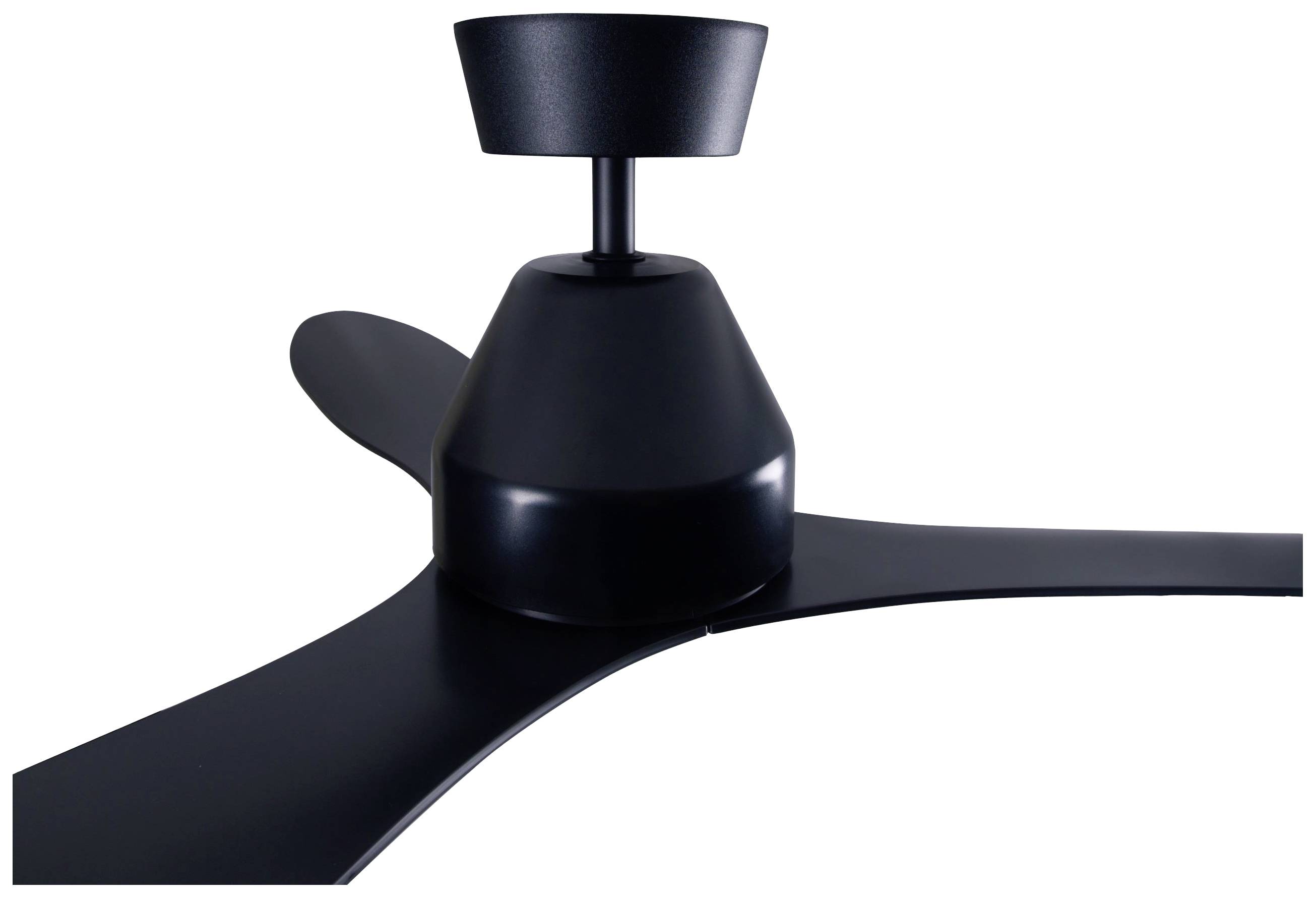 Lucci AIR Whitehaven Deckenventilator 35W (Ø x H) 142cm x 300mm Schwarz mit Fernbedienung